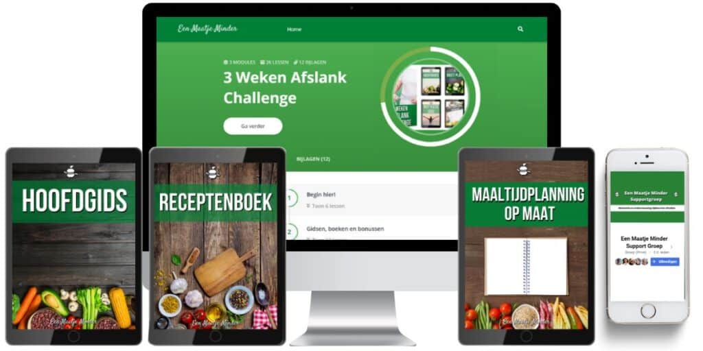 Copy of 3 weken afslank Challenge Mock up nieuw bonus 3 min
