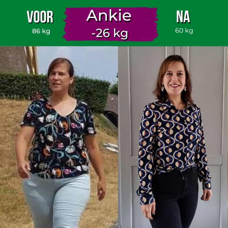 Ankie (39) verloor 26 kg: ‘Ik zat in een lijf wat niet van mij was, nu ben ik mezelf’ 2 Ankie Resultaat 781 × 781px 1 min