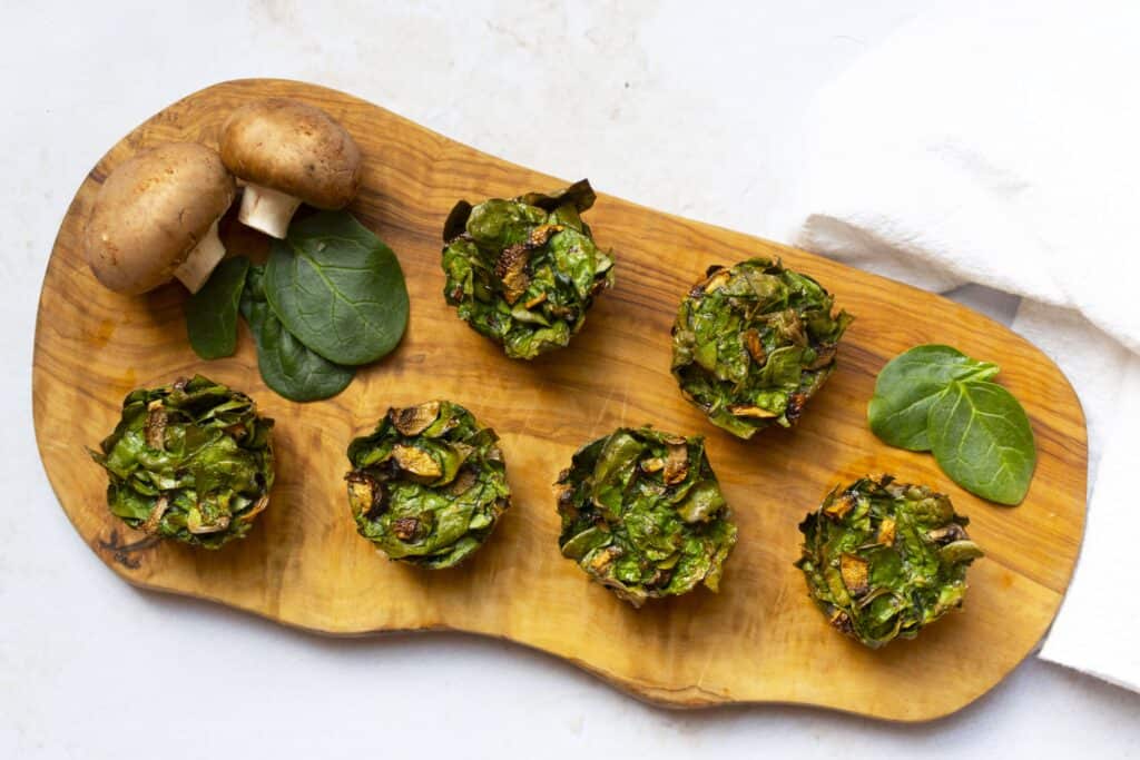 Koolhydraatarme mini quiches met spinazie min